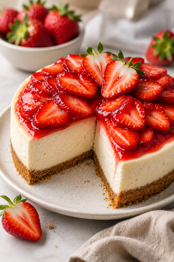 Keto Strawberry Cheesecake Keto Strawberry Cheesecake